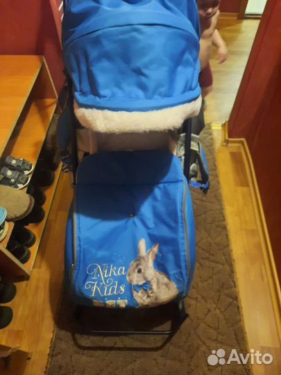 Санки коляска nika