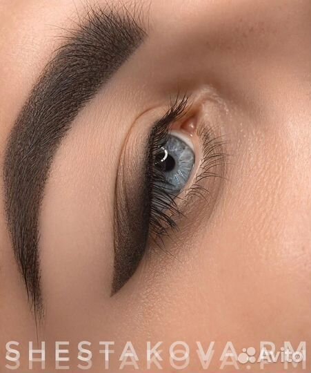 Перманентный макияж бровей губ и век татуаж