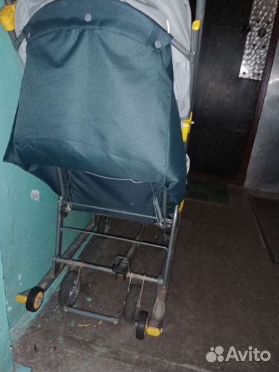 Детские санки коляска (с колесами)