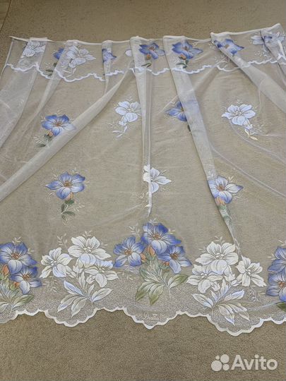 Тюль на кухню новая