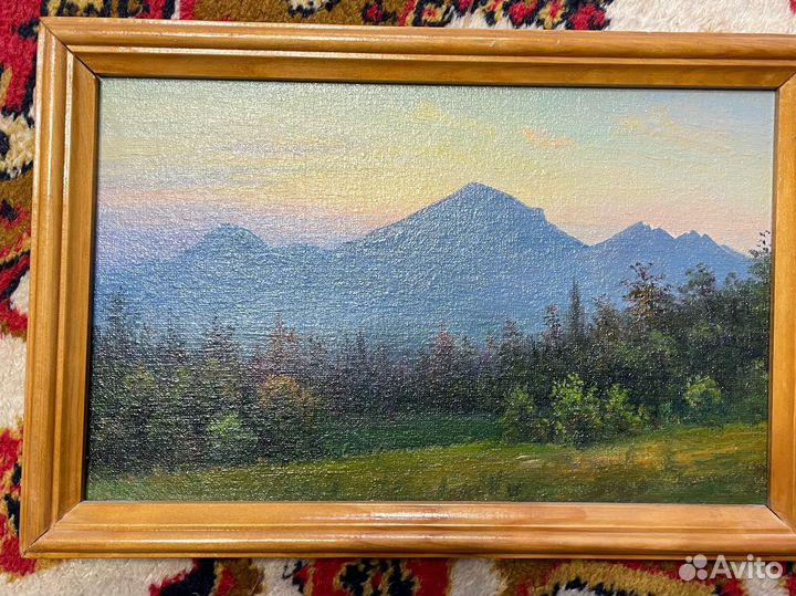 Картина маслом 2000г Бештау