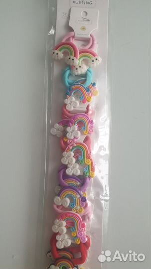 Набор силиконовых резинок для волос 20 шт