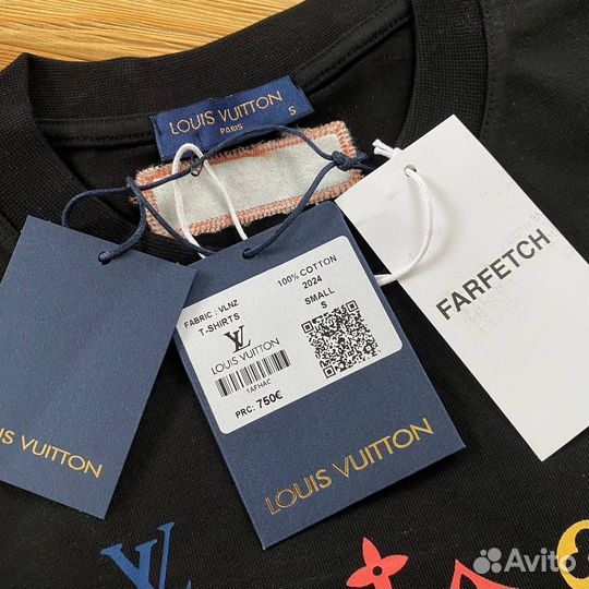 Louis vuitton футболка черная