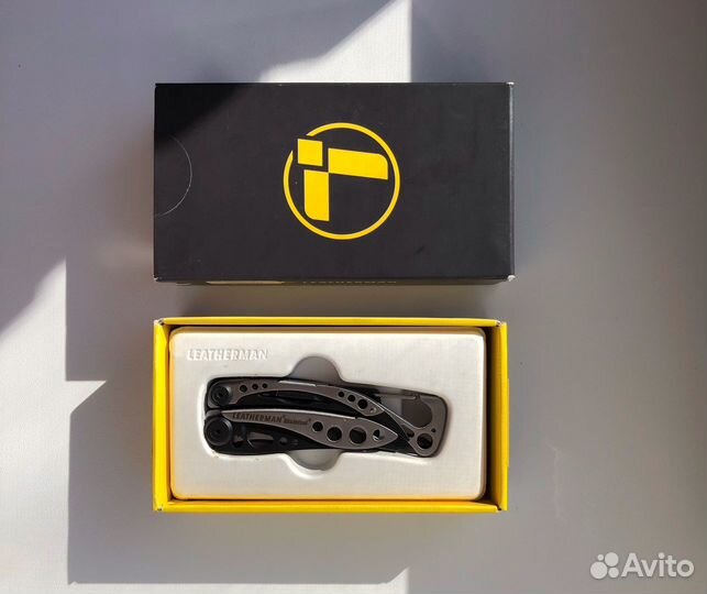 Мультитул leatherman skeletool black & silver
