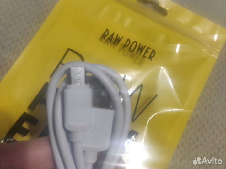 Кабель для зарядки Micro USB RAW power провод 1 м
