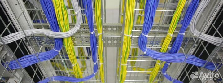 Монтаж слаботочных систем(скс, лвс, видеонаблюдени