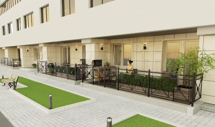 1-к. квартира, 53,2 м², 9/10 эт.