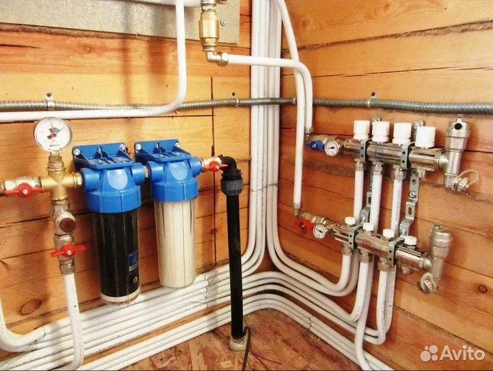 Монтаж отопления, водоснабжения, водоотведение