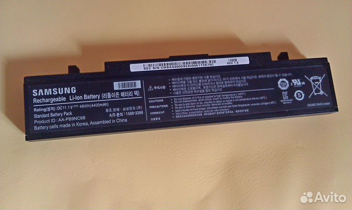 Аккумулятор для ноутбука samsung aa-pb9nc6b
