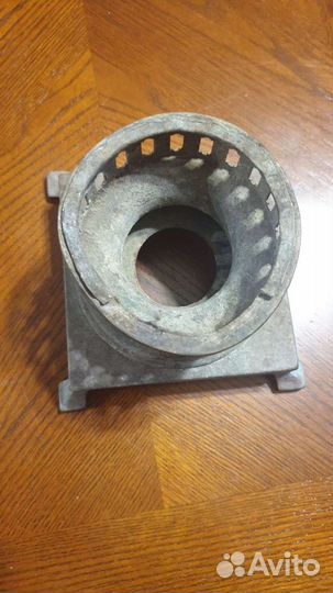 Старинная станина самовар на дровах