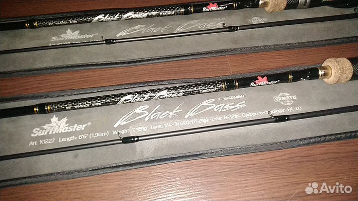 Кастинговый спиннинг Surf Master Black bass cast