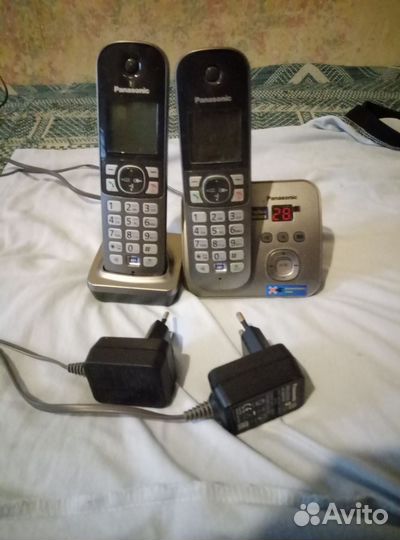 Радиотелефон panasonic 2 трубки