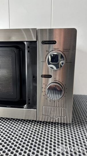 Микроволновая печь Pioneer новая хром черная