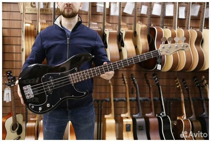 Новая Бас-гитара Stagg SBP-30 BLK/ Precision Bass