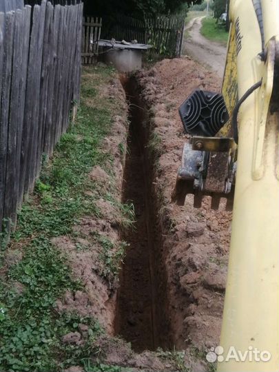 Услуги мини экскаватора копка земляные работы
