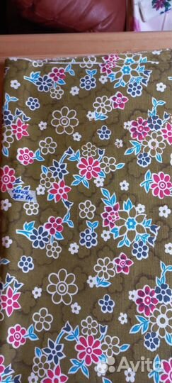 Отрезы ткани ситец/сатин/вельвет СССР