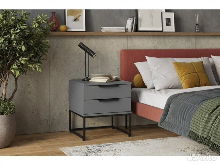 Тумба прикроватная Этчер-1 Grey