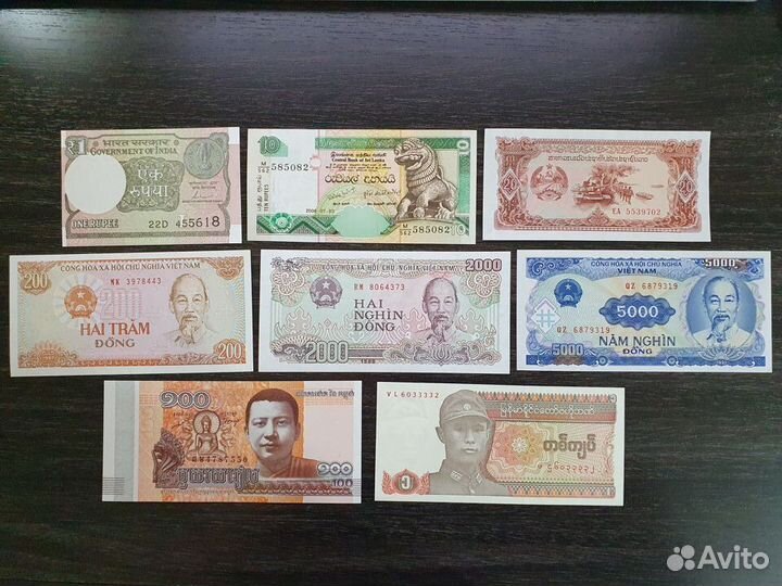 Банкноты - Азия - UNC / отличное состояние