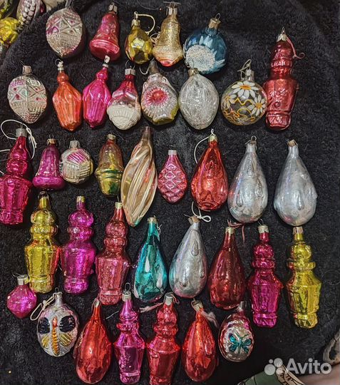 Елочные игрушки СССР одним лотом