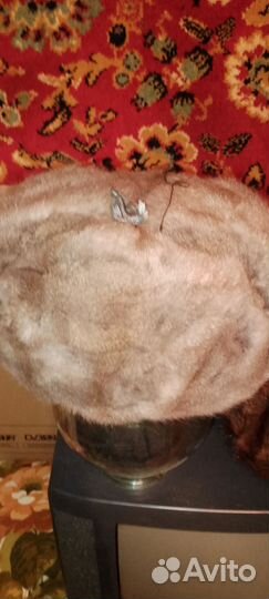 Норковая шапка мужская новая 59