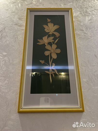 Панно из сухоцветов