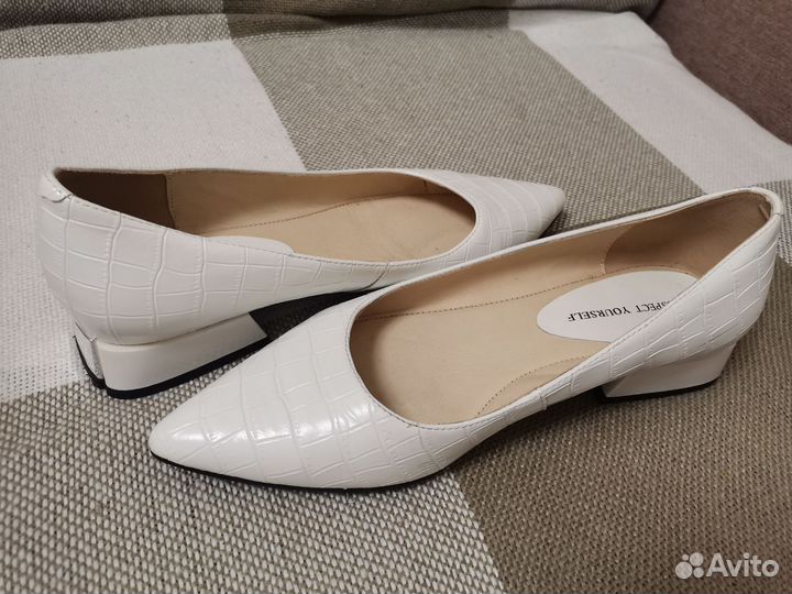 Туфли лодочки женские, кожа натуральная, 36 размер