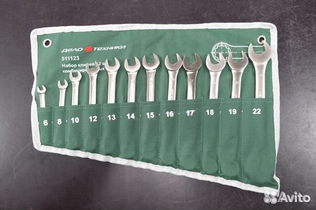 Набор ключей комбинированных, 12 предметов