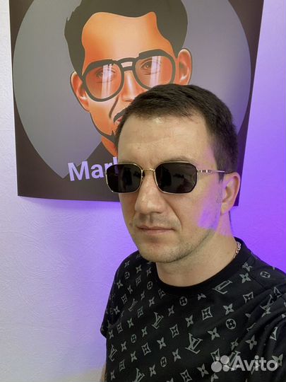 Очки chrome hearts унисекс с защитой от UV