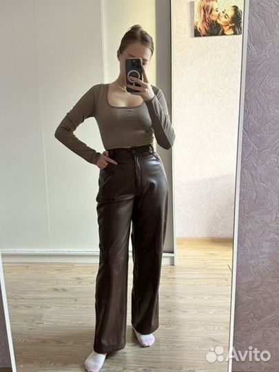 Кожаные брюки