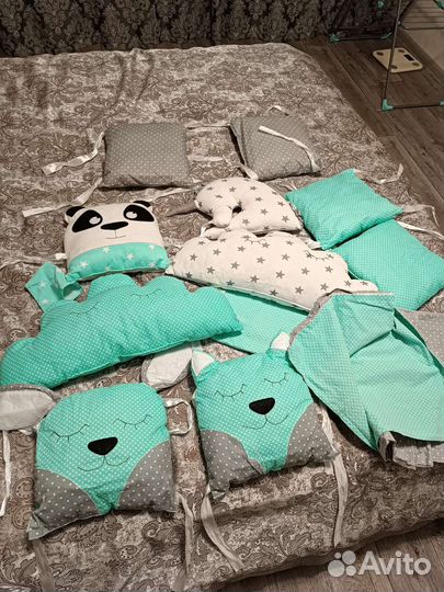 Бортики в детскую кроватку