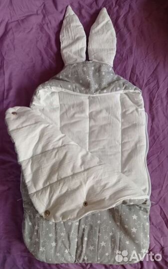 Конверт / кокон для малыша весна лето осень