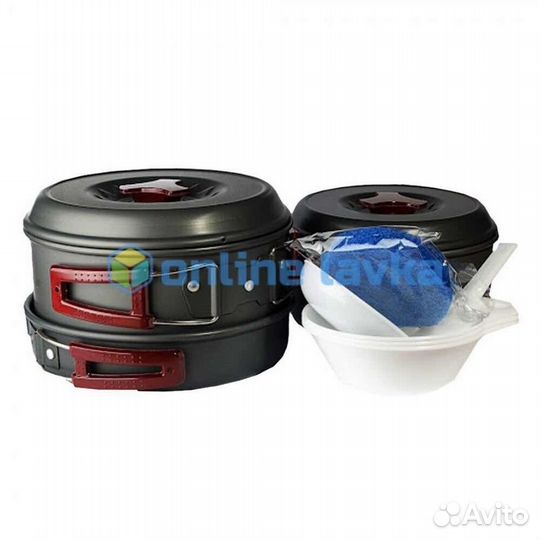 Набор посуды из анодированного алюминия Tramp TRC