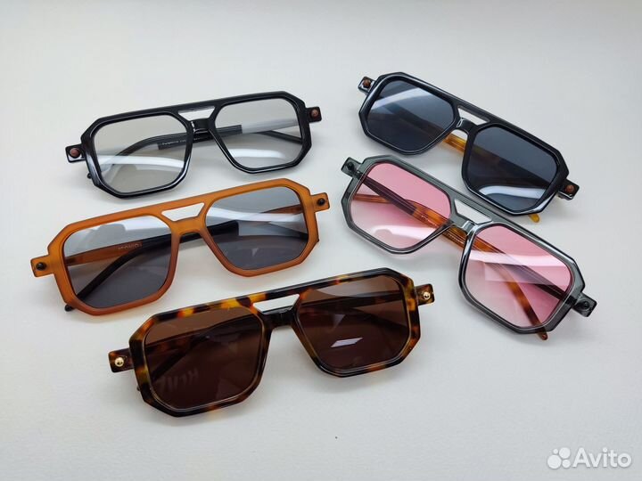 Солнцезащитные очки Iconiq Retro кирпичные / 043