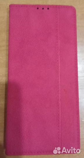 Красный чехол-книжка на Infinix smart 6/6 HD