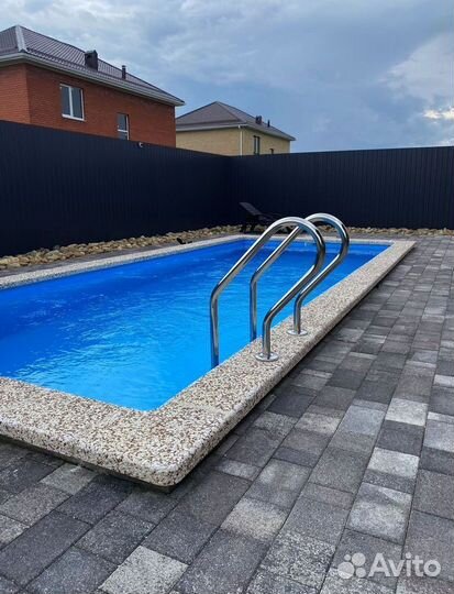 Бассейн с лестницей 4м*3м*1,5м