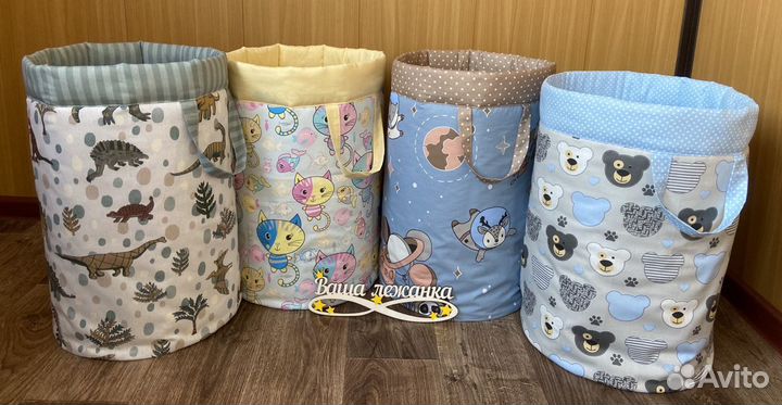 Корзины для игрушек шью сама