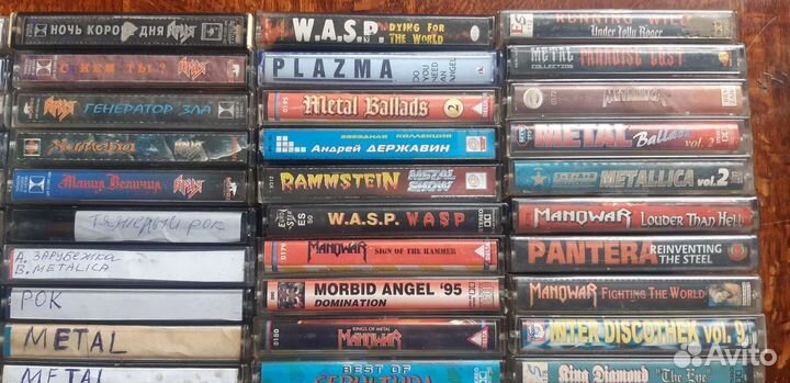Аудиокассеты Metal, Шансон, и.т.д
