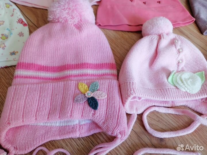 Шапки 46 48 на девочку