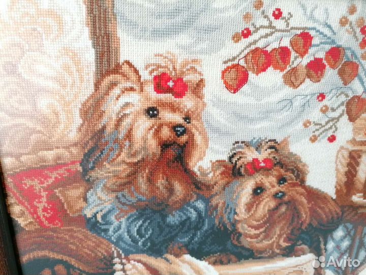 Картина вышитая крестиком