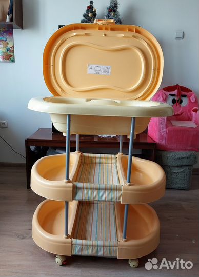 Детский пеленальный столик с ванночкой Brevi Acgua