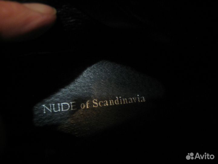 Крутые слиппоны Nude of Scandinavia Норвегия нубук