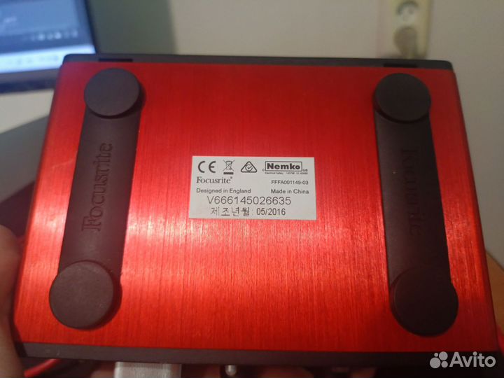 Звуковая карта Focusrite Scarlett solo 2nd gen