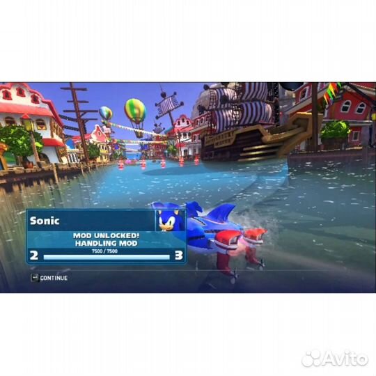 Sonic All-Stars Racing Transformed, б/у (vita)