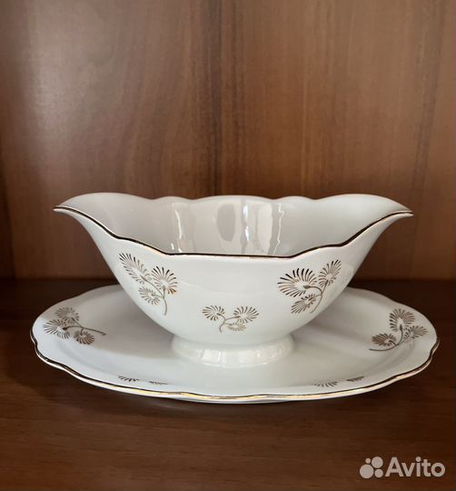Соусник фарфор, винтаж, Германия
