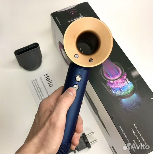 Dyson фен Синий Медный