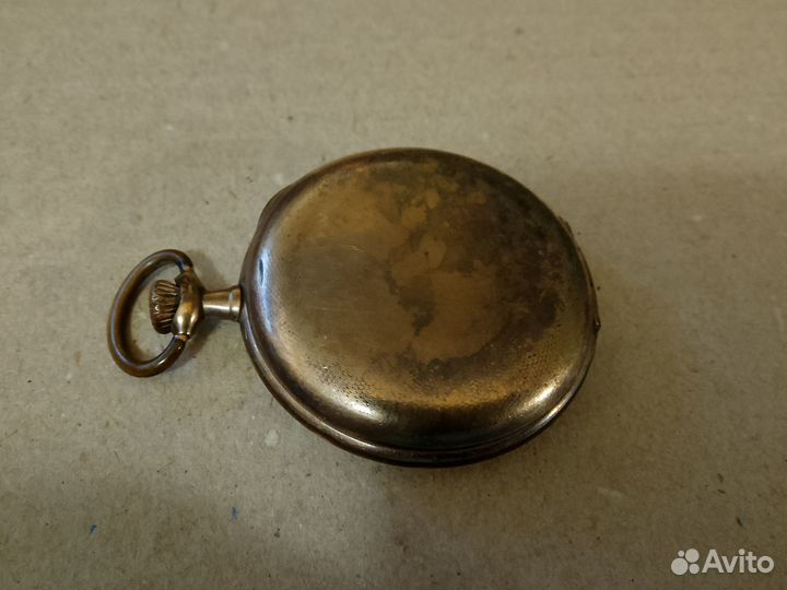 Старые Часы карманные Elgin Natl Watch на запчасти