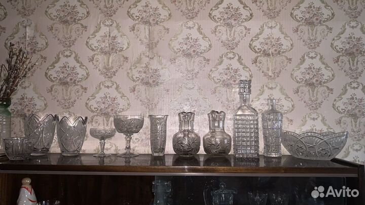 Графины конфетницы салатницы хрустальные