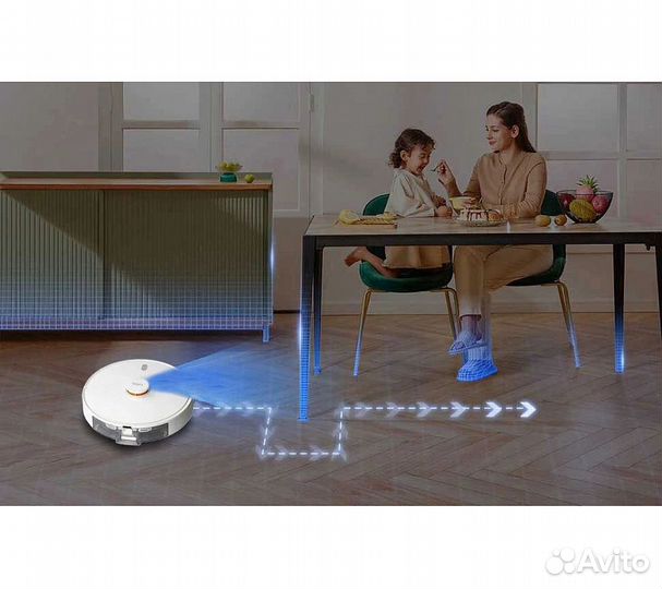 Робот-пылесос Lydsto R1 с базой самоочистки, белый