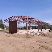 Металлический ангар 1200м², Омск