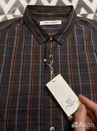 Хлопковая Рубашка Kurt Woods Tartan(Barbour type)